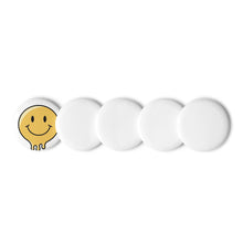 Set of pin buttons