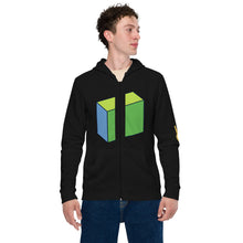 Unisex basic zip hoodie