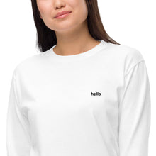 Unisex long sleeve t-shirt
