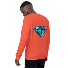 Unisex organic raglan sweatshirt
