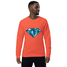 Unisex organic raglan sweatshirt