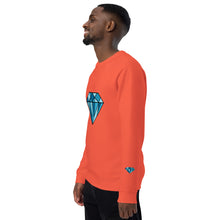 Unisex organic raglan sweatshirt