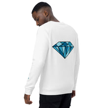 Unisex organic raglan sweatshirt