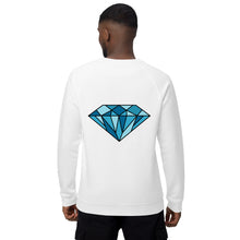 Unisex organic raglan sweatshirt