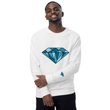 Unisex organic raglan sweatshirt