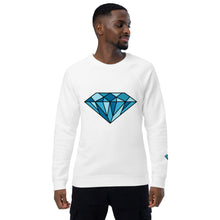 Unisex organic raglan sweatshirt