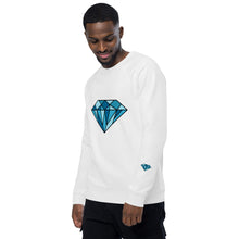 Unisex organic raglan sweatshirt