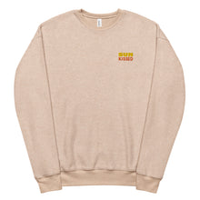Unisex sueded fleece sweatshirt