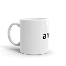 White glossy mug