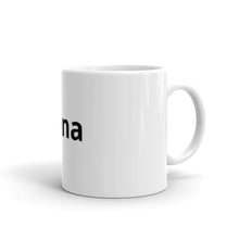 White glossy mug