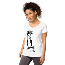 Women’s fitted v-neck t-shirt