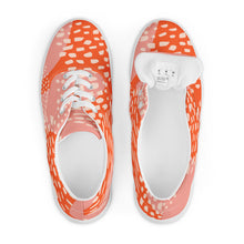 Women’s lace-up canvas shoes