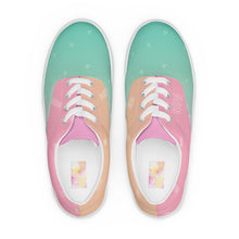 Women’s lace up canvas shoes
