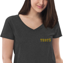 Women’s recycled v-neck t-shirt
