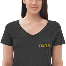 Women’s recycled v-neck t-shirt