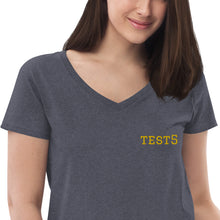 Women’s recycled v-neck t-shirt