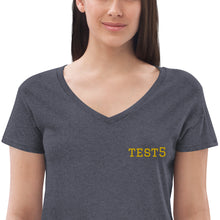 Women’s recycled v-neck t-shirt