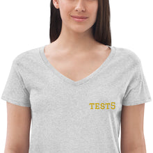 Women’s recycled v-neck t-shirt